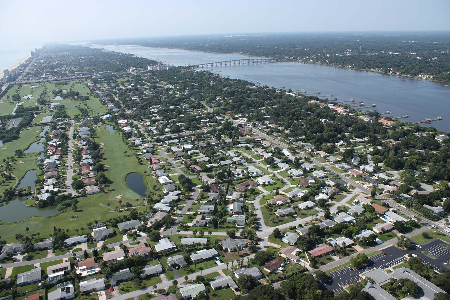 Ormond Beach aerial view